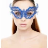 Kayso Accessories Royal Blue Diamond Pattern Metal Mask