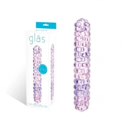 Gläs Toys Purple Rose Nubby Dildo
