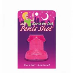 Kheper Games Bachelorette Penis Shooter Glass (Glow In The Dark)