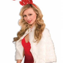 Decade Era Candy Cane Headband With Bows