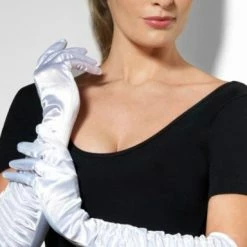 Fever Temptress Satin Gloves