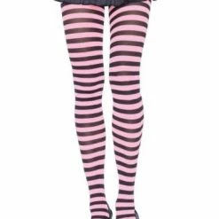 Music Legs Striped Tights