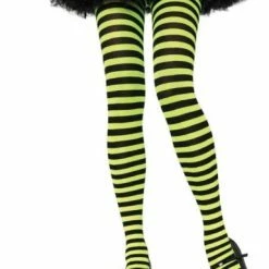 Music Legs Striped Tights