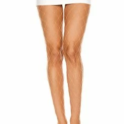 Music Legs Diamond Net Spandex Pantyhose Hosiery