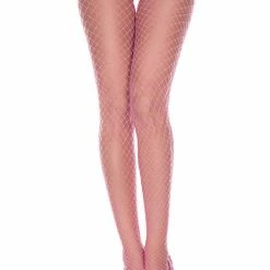 Music Legs Hosiery Mini Diamond Net Spandex Pantyhose