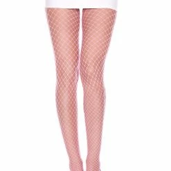 Music Legs Hosiery Mini Diamond Net Spandex Pantyhose