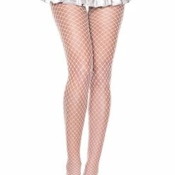 Music Legs Hosiery Mini Diamond Net Spandex Pantyhose