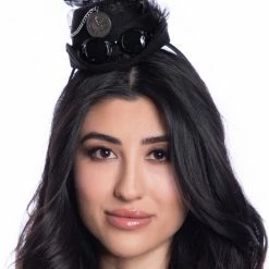 The Chocolate Walrus Accessories Black Mini Steampunk Hat